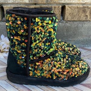 Ugg sequin boots size youth 3